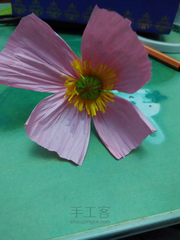 纸罂粟花的制作 第14步