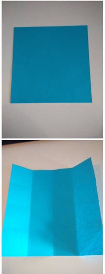 教你做彩色的折纸笔筒！（转） 第1步
