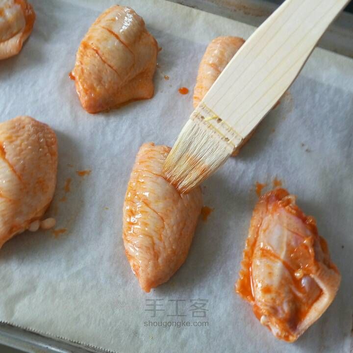 【烤肉】奥尔良烤翅极简过程 第3步