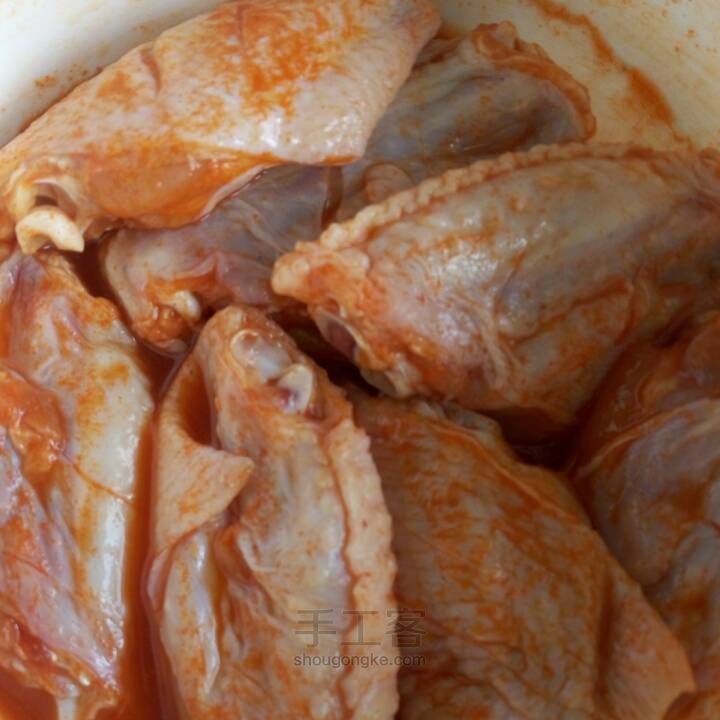 【烤肉】奥尔良烤翅极简过程 第2步