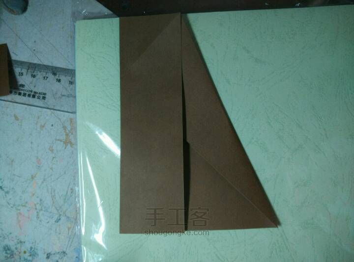 折纸日式方形礼盒 第3步