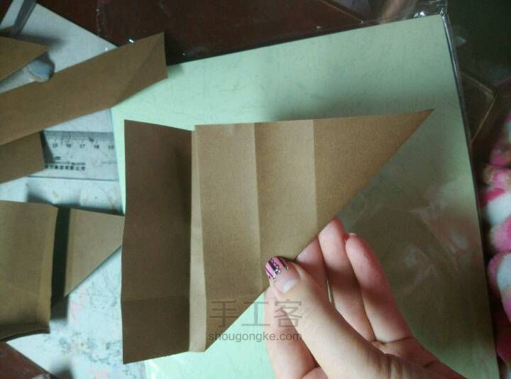折纸日式方形礼盒 第11步