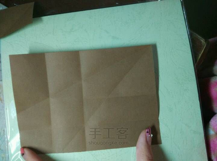 折纸日式方形礼盒 第10步