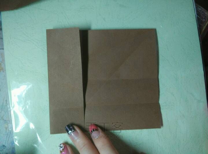 折纸日式方形礼盒 第8步