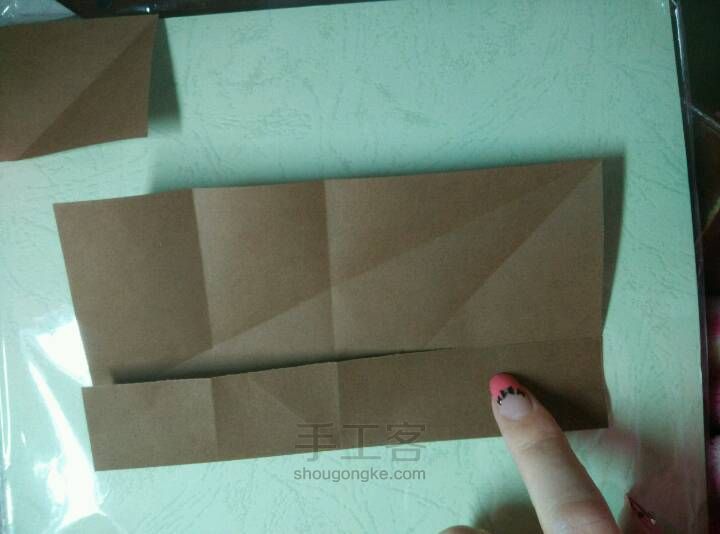 折纸日式方形礼盒 第6步