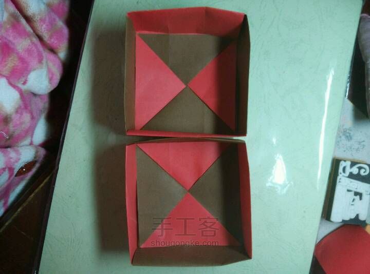 折纸日式方形礼盒 第24步