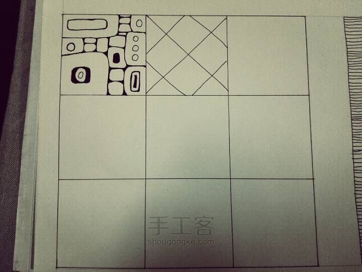 禅绕画基础图案（六） 第5步