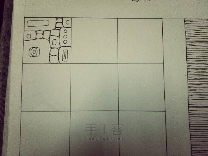 禅绕画基础图案（六） 第3步