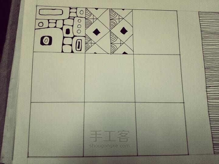 禅绕画基础图案（六） 第8步