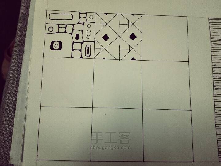 禅绕画基础图案（六） 第7步