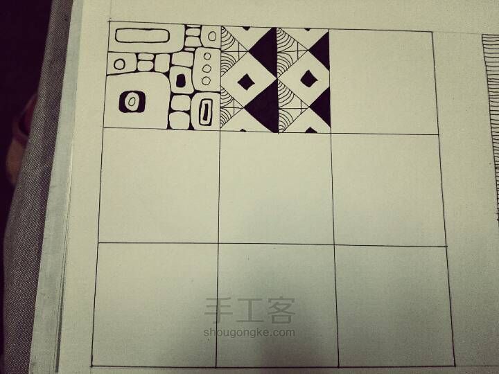 禅绕画基础图案（六） 第9步