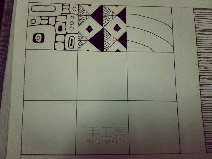 禅绕画基础图案（六） 第10步