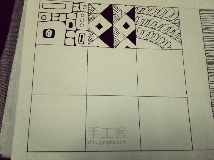 禅绕画基础图案（六） 第12步