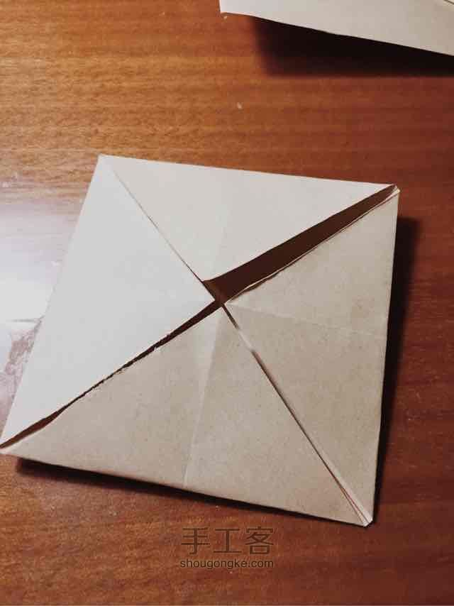 折纸花篮 第4步