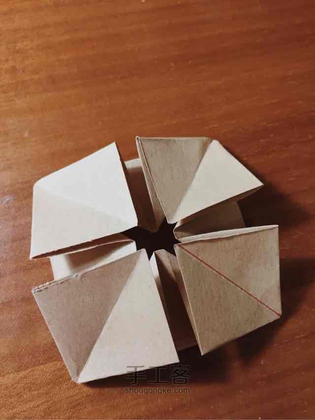 折纸花篮 第8步