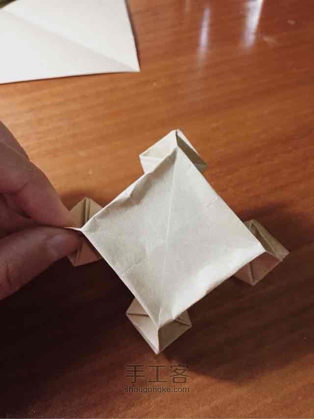 折纸花篮 第13步