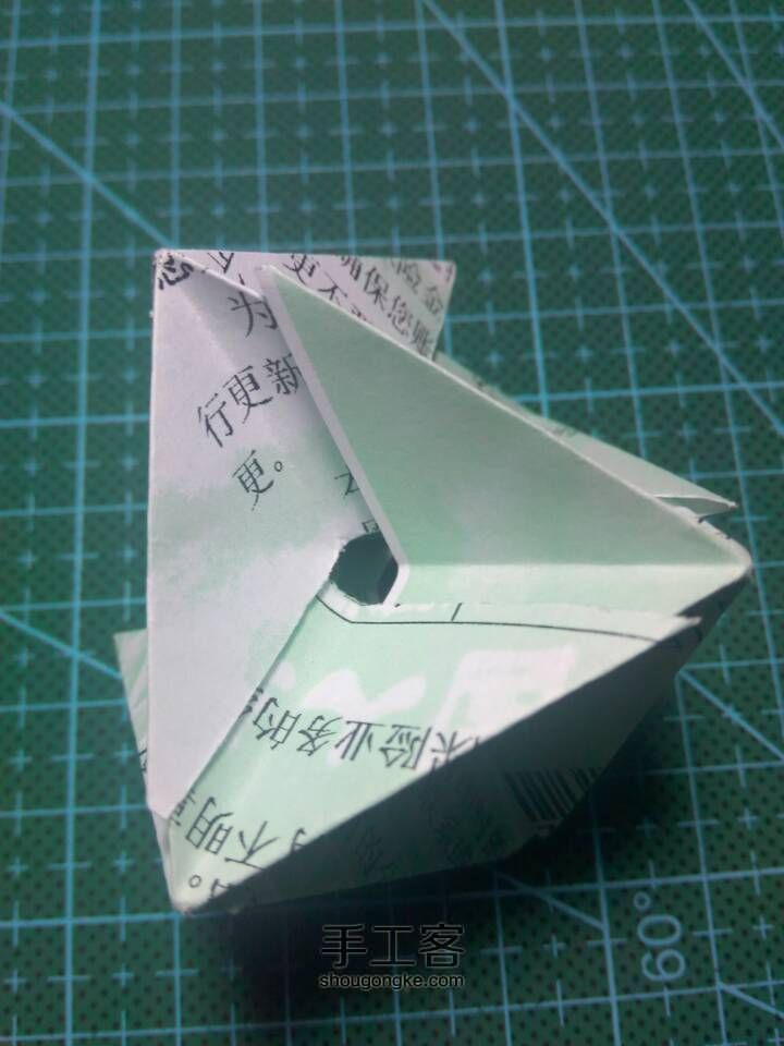 【原创教程】折纸风铃之基础形 第12步