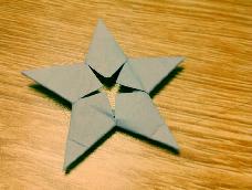 5张长方形的折纸（我也是网上学的）