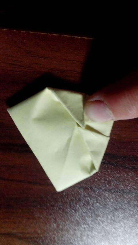 折纸 荷花 第6步