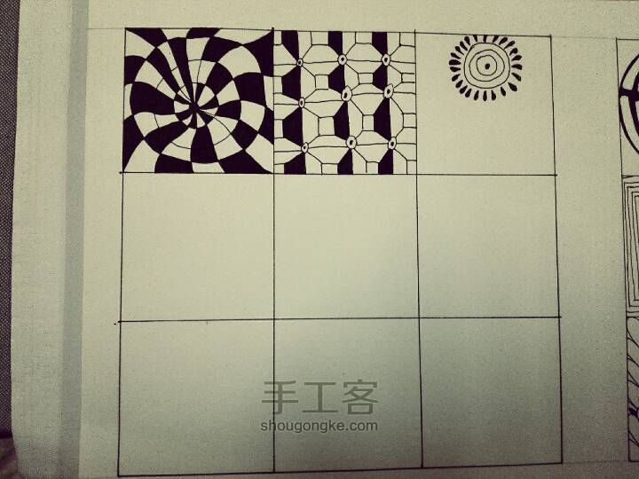 禅绕画基础图案（九） 第10步