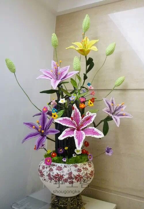 百合花苞 第8步