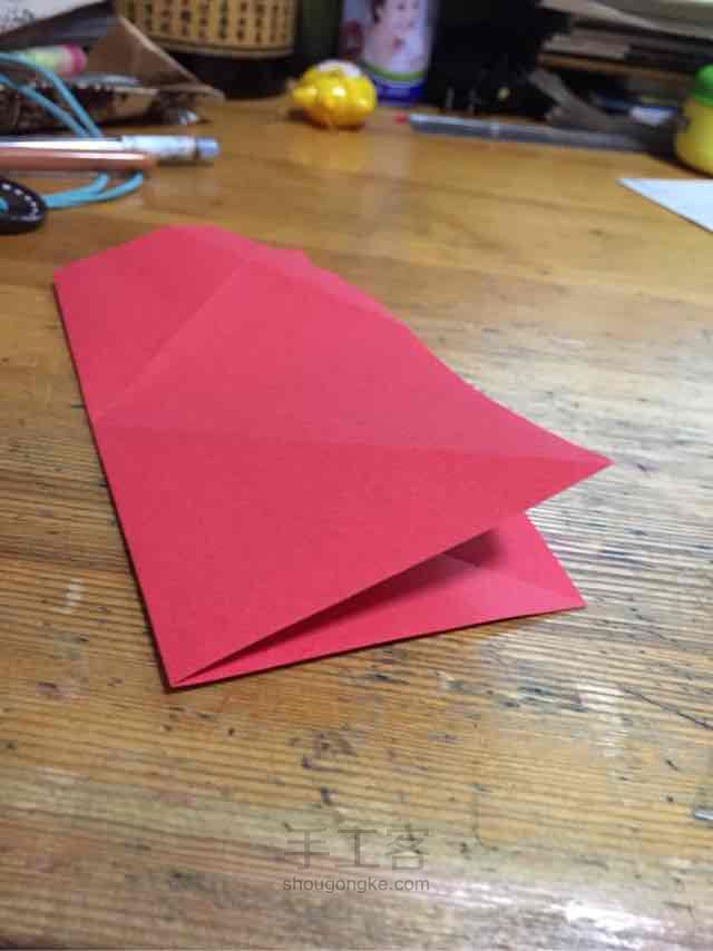 折纸 玫瑰 第3步