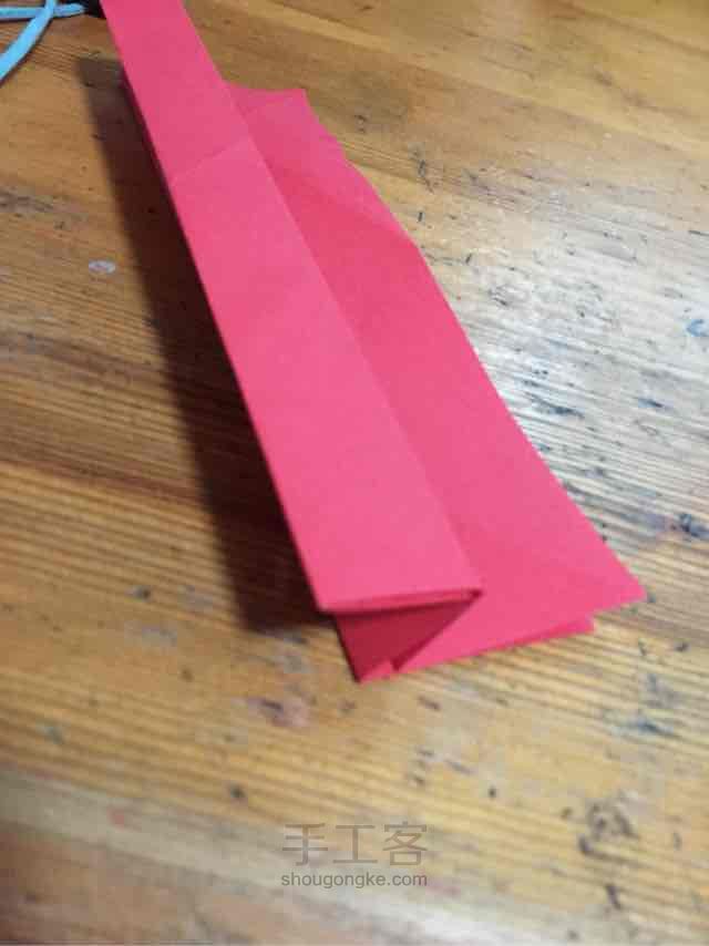 折纸 玫瑰 第4步