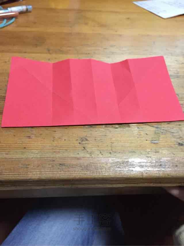 折纸 玫瑰 第6步