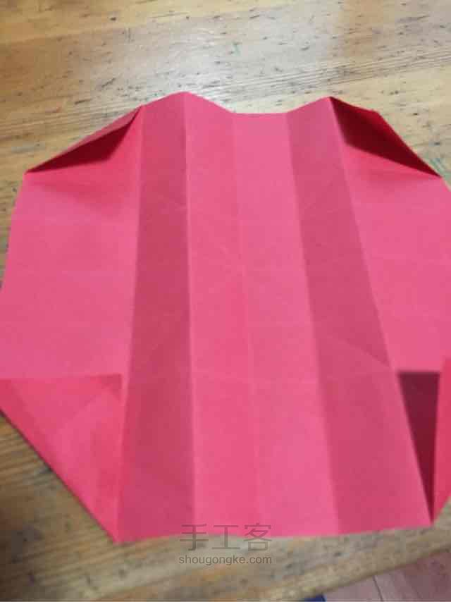 折纸 玫瑰 第8步