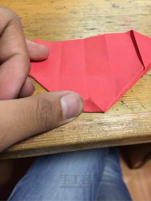 折纸 玫瑰 第13步