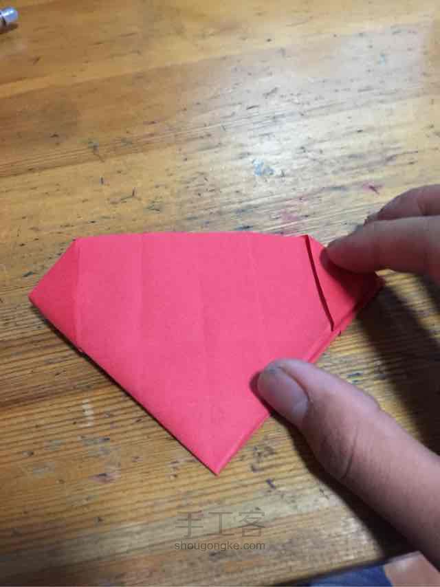 折纸 玫瑰 第12步