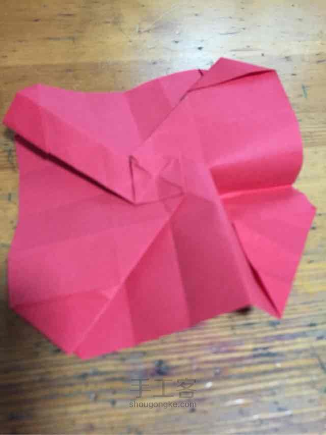 折纸 玫瑰 第22步