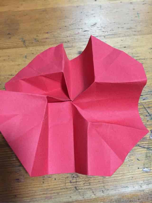 折纸 玫瑰 第24步