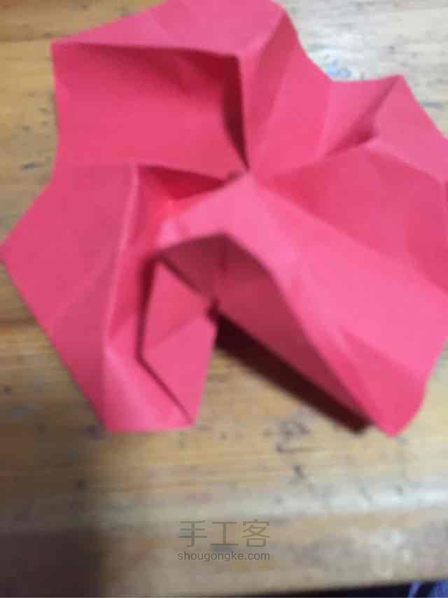 折纸 玫瑰 第29步