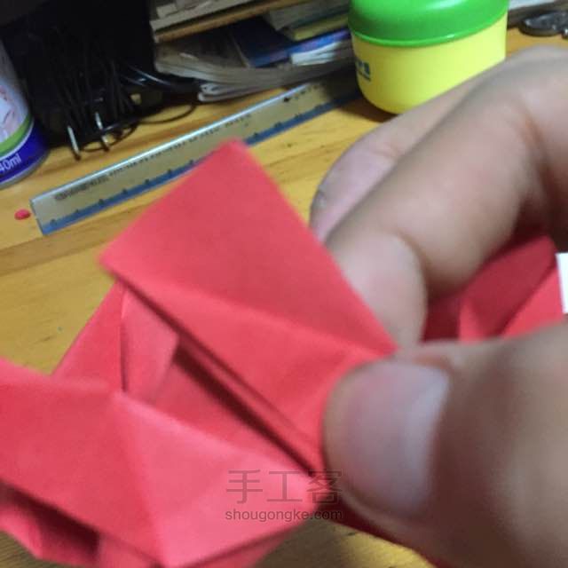 折纸 玫瑰 第31步