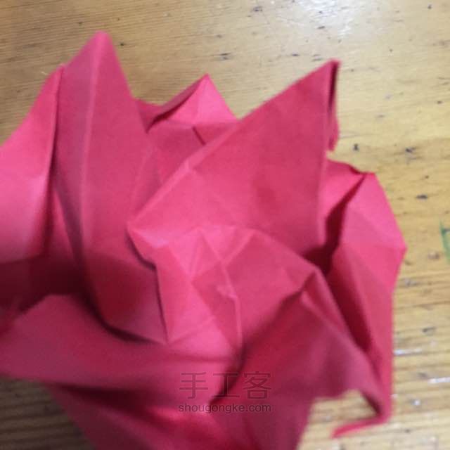 折纸 玫瑰 第33步