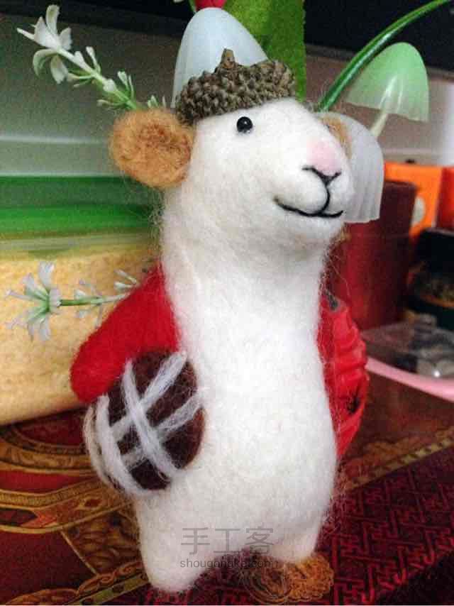 羊毛毡处女作之精灵鼠小弟 第10步