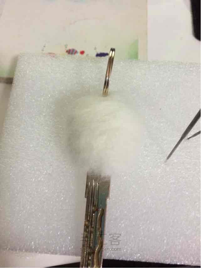 给我家钥匙做个帽子吧！ 第3步
