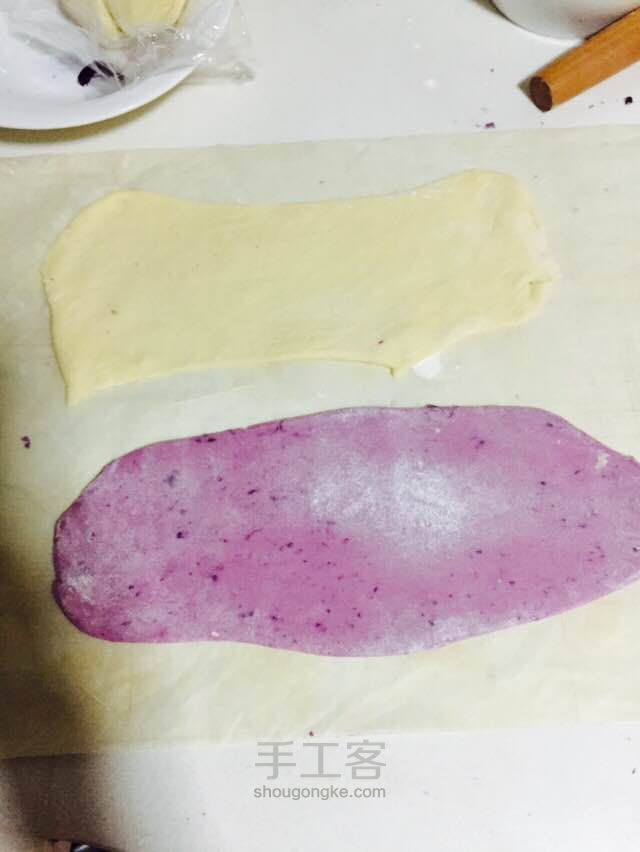 紫薯开花馒头 第5步