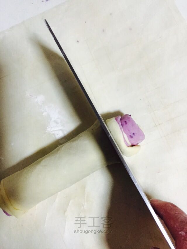 紫薯开花馒头 第7步
