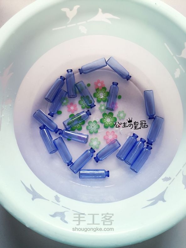 【公主手作】风铃的季节【甜美的口服液瓶利用】 第6步