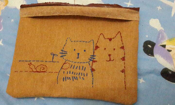 情侣猫咪小包(原创)~     一块布头的故事 第12步