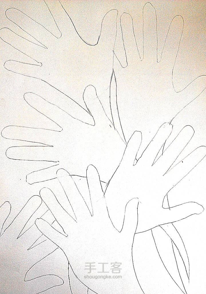 手……手把手教你创作禅绕画 第4步