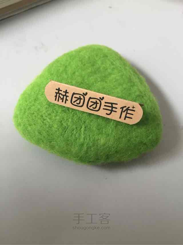 国安logo足球定制羊毛毡吊牌为喜欢的人做一个他爱的标志~~ 第5步