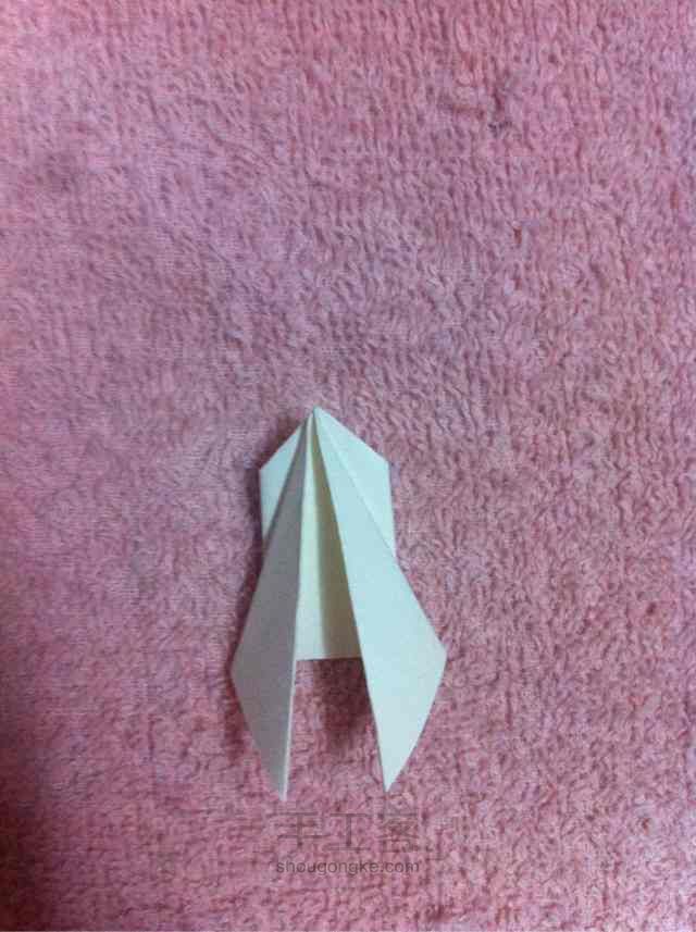 「折纸」萌萌的兔子 第12步