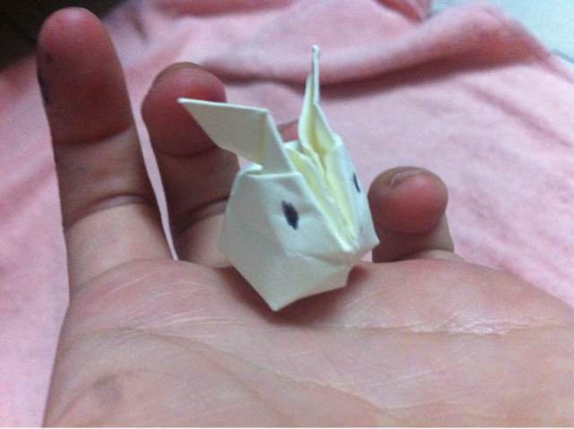 「折纸」萌萌的兔子 第17步