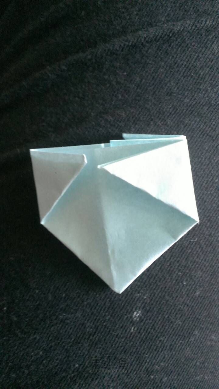 简单折纸玫瑰 第5步