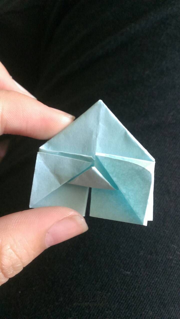 简单折纸玫瑰 第8步