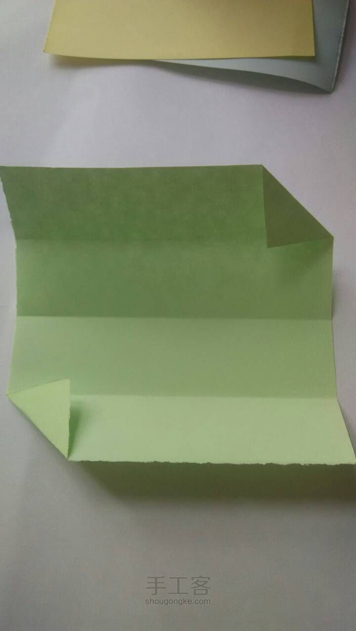 立体三角盒子 第4步