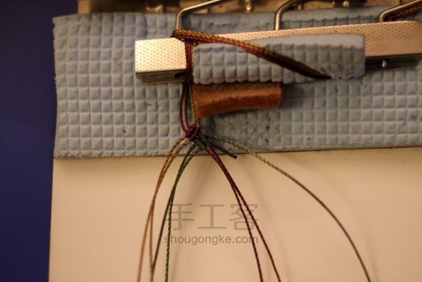 手绳 编织教程 第4步